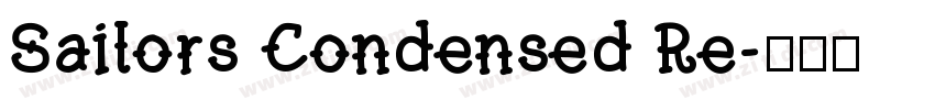 Sailors Condensed Re字体转换